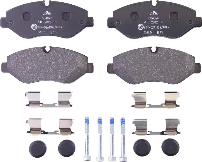 ATE 13.0460-4826.2 - Kit de plaquettes de frein, frein à disque www.easy1motors.fr