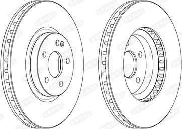 Beral BCR379A - Disque de frein www.easy1motors.fr
