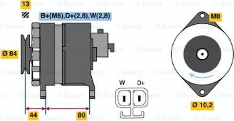 BOSCH 9 120 334 638 - Alternateur www.easy1motors.fr