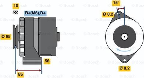 BOSCH 0 986 030 910 - Alternateur www.easy1motors.fr