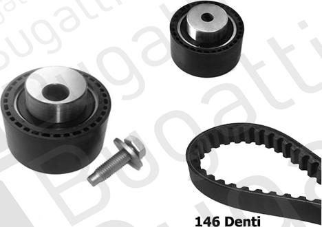 BUGATTI BKCD0733 - Kit de distribution www.easy1motors.fr