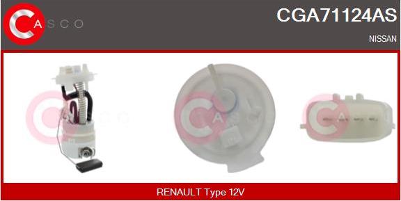 Casco CGA71124AS - Module d'alimentation en carburant www.easy1motors.fr