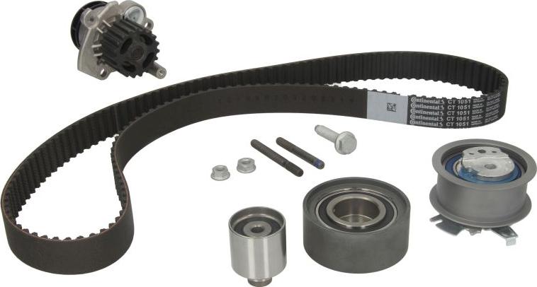 CONTINENTAL CT1051WP3 - Pompe à eau + kit de courroie de distribution www.easy1motors.fr
