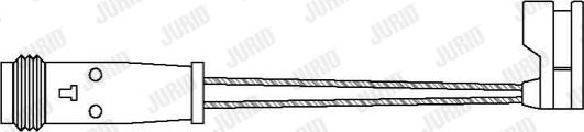 Jurid 581515 - Contact d'avertissement, usure des plaquettes de frein www.easy1motors.fr