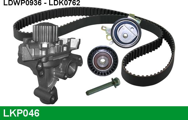 LUCAS LKP046 - Pompe à eau + kit de courroie de distribution www.easy1motors.fr