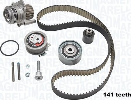Magneti Marelli 341405860001 - Pompe à eau + kit de courroie de distribution www.easy1motors.fr