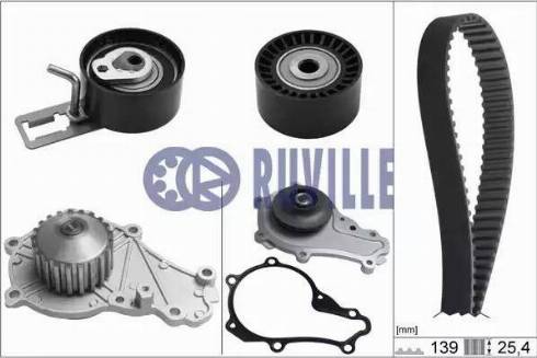 Ruville 56664701 - Pompe à eau + kit de courroie de distribution www.easy1motors.fr