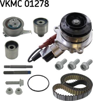 SKF VKMC 01278 - Pompe à eau + kit de courroie de distribution www.easy1motors.fr