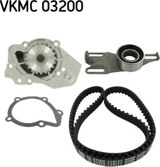 SKF VKMC 03200 - Pompe à eau + kit de courroie de distribution www.easy1motors.fr