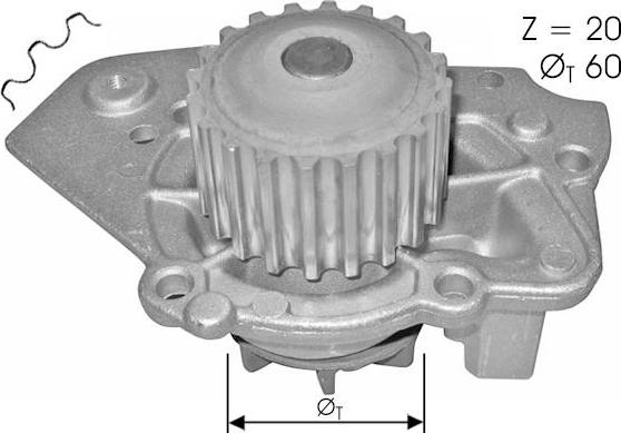 TECDRIVE TPAE0066 - Pompe à eau www.easy1motors.fr
