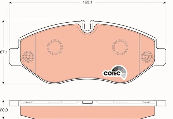 TRW GDB1747 - Kit de plaquettes de frein, frein à disque www.easy1motors.fr