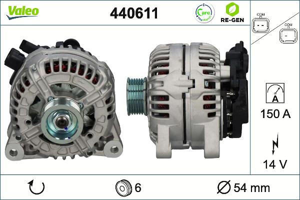 VALEO 440611 - Alternateur www.easy1motors.fr