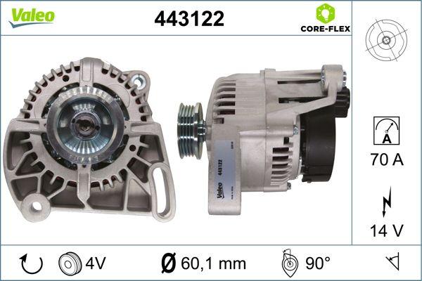 VALEO 443122 - Alternateur www.easy1motors.fr