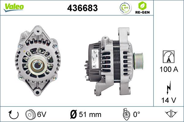 VALEO 436683 - Alternateur www.easy1motors.fr