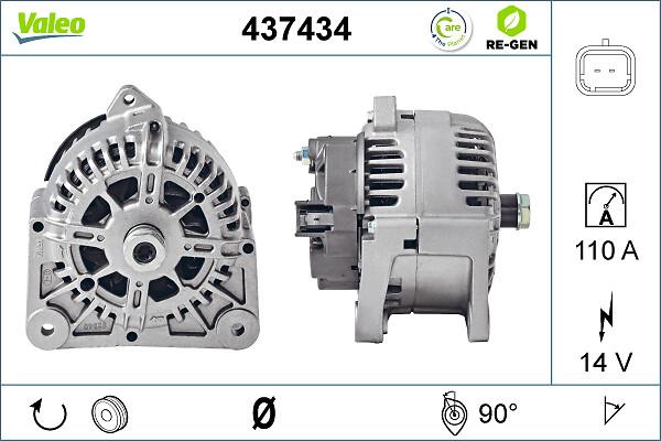 VALEO 437434 - Alternateur www.easy1motors.fr