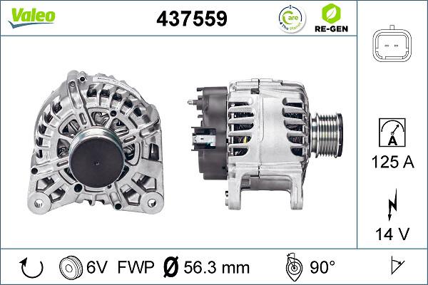 VALEO 437559 - Alternateur www.easy1motors.fr