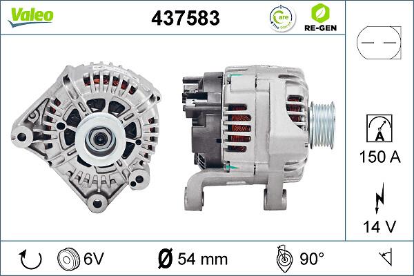 VALEO 437583 - Alternateur www.easy1motors.fr