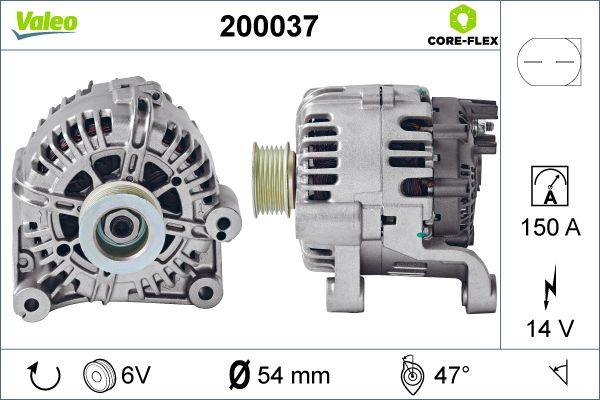 VALEO 200037 - Alternateur www.easy1motors.fr
