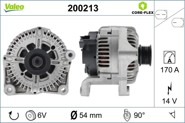 VALEO 200213 - Alternateur www.easy1motors.fr