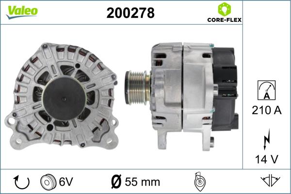 VALEO 200278 - Alternateur www.easy1motors.fr